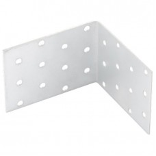 Крепежный уголок равносторонний 2 мм, KUR 60 x 60 x 80 мм Сибртех (46422)