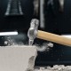 Молоток слесарный, 800 г, круглый боек, деревянная рукоятка (10243)