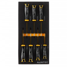 Набор отверток S2 TORX в ложементе EVA, 7 предметов RUNTEC RT-SD1TE7