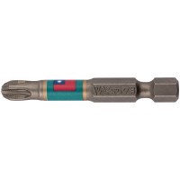Биты WP, сталь S2, с насечкой, Профи, 50 мм PZ3, 10 шт. (57598)