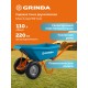 GRINDA GP-22, ударопрочный пластиковый кузов, 110 л, 220 кг, двухколесная, пневматические колеса, тачка садовая PROLine (422406)