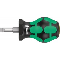 Отвёртка короткая шлицевая 1 x 5.5 x 25 мм SL Stubby серия 335 Wera WE-008842