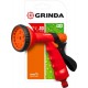 Поливочный пистолет P-10, 10 режимов, курок сзади, пластиковый GRINDA 8-427373_z01