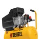 Компрессор воздушный DC1500/24, прямой привод, 1.5 кВт, 24 литра, 220 л/мин Denzel (58160)