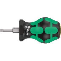Отвёртка короткая шлицевая 0.8 x 4 x 25 мм SL Stubby серия 335 Wera WE-008841