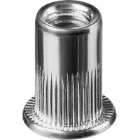 Резьбовые заклепки стальные с насечками Nut-S, М3, 1500 шт KRAFTOOL 311707-03
