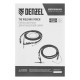 Горелка сварочная TIG WP17V, прямое подключение к баллону, 4 метра Denzel (93643)