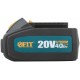 Батарея акк. 20 В; Li-Ion; 4,0 Ач; 0,7 кг ; индикатор заряда; коробка (79936)