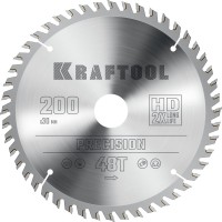 Пильный диск по дереву Precision, 200 х 30 мм, 48Т KRAFTOOL 36952-200-30