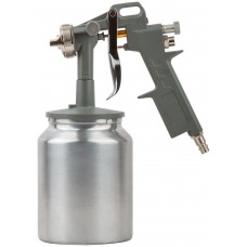 Краскопульт пневматический, алюминиевый нижний бачок 1000 мл, 1.5 мм (81001)