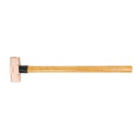 Кувалда 1 кг BeCu рукоятка дерево гикори искробезопасная 191G-1004, HORTZ