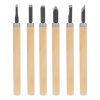 Набор резцов по дереву, 6 шт, Sparta (246065)
