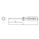 Отвертка Torx Т55*350 мм (общ.477мм) искробезопасный сплав AlCu 264A-1018, HORTZ