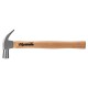 Молоток-гвоздодер, 225 г, боек 22 мм, деревянная рукоятка Sparta