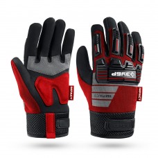 Перчатки комбинированные IMPACT р.XL (10), красные, антивибрационные, противоударные ЗУБР Профессионал 11478-XL