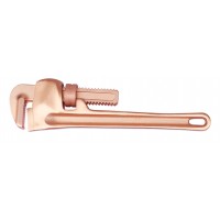 Ключ трубный американский 60x450 искробезопасный сплав BeCu 131-1010, HORTZ