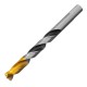 Сверло спиральное по металлу 12 x 151мм, Р6М5, Golden Tip, многогранная заточка Denzel (718287)