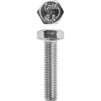 Болт M6 x 20 мм, кл. пр. 5.8, цинк, 5 кг, ГОСТ 7798-70 ЗУБР 303080-06-020