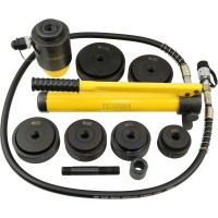 Пресс гидравлический для перфорирования листового металла с ручным насосом 15 т, ТЕХРИМ, НПРГ-15