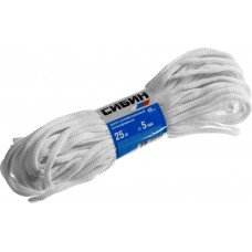 Хозяйственный полиэфирный шнур 5 мм 25 м СИБИН 50265