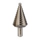 Сверло ступенчатое, HSS, O9-36 мм, прямая канавка, трёхплоскостной хвостовик (ZA-05330)