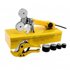 Аппарат для сварки пластиковых труб DWP-750, 750 Вт, 0-300 град, 4 насадки, 20-40 мм Denzel (94203)