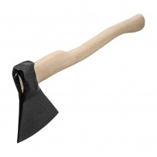 Топор-колун кованный, в сборе, 1350/1600 г, деревянное топорище, 500 мм, (Труд) г. Вача Россия