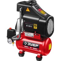 Компрессор безмасляный 200 л/мин, 6 л, 1500 Вт ЗУБР КП-200-6