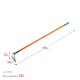 Мотыга PH-180 FIBER, 180 х 125 х 1360 мм, нержавеющая сталь, трапециевидный профиль, фибергласовый черенок, PROLine GRINDA 39592