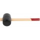 Киянка резиновая, деревянная ручка 65 мм ( 600 гр )