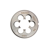 Плашка круглая резьбонарезная HSS, DIN 223 B (DIN EN 22568), M20 x 2.5, 45 x 18 (ZA-10411)