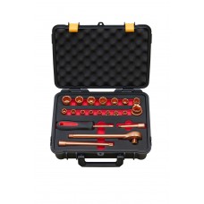 Набор торцевых головок искробезопасных 1/4