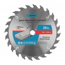 Пильный диск по дереву 160 x 20/16 x 24Т Gross (73307)