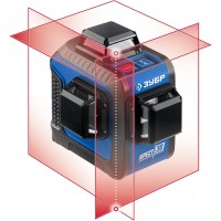 Лазерный нивелир КРЕСТ 3D, 20 - 70 м ЗУБР Профессионал 34908_z01