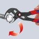 Клещи переставные QuickSet 250 мм, зев 50 мм, фосфатированные, 2-комп ручки COBRA KN-8722250