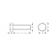 Болт M12 x 100 мм, кл. пр. 5.8, цинк, 5 кг, ГОСТ 7798-70 ЗУБР 303080-12-100