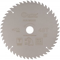 Диск пильный по дереву с тефлоновым покрытием 48Т, CUTOP Profi plus, 255 х 1,8/2,6 х 32/30/25,4/20 мм (75-25548Т)