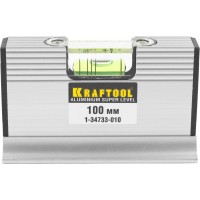 Компактный уровень для горизонтальных измерений и уклонов ACU-VIEW, 4 в 1, 100 мм KRAFTOOL 1-34733-010