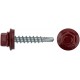 Шурупы кровельные со сверлом 4.8 х 28 красный , RAL 3011 250 шт.(фасовка) (23511-4)