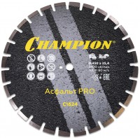 Диск алмазный CHAMPION асфальт PRO 450/25,4/10/4 Asphafight (13л/с скош, сегменты для защит.корп) (C1624)