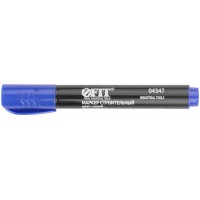 Маркер строительный перманентный, синий (04347)