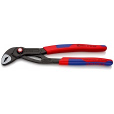 Клещи переставные QuickSet 250 мм, зев 50 мм, фосфатированные, 2-комп ручки COBRA KN-8722250