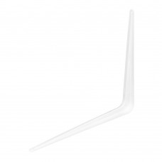 Кронштейн угловой с ребром, 300 х 350 мм, белый Сибртех (94018)