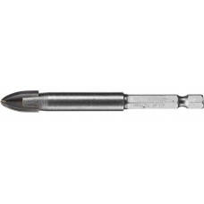 Сверло по стеклу и кафелю 12 мм, 4х кромка, HEX 1/4 STAYER 2985-12_z01