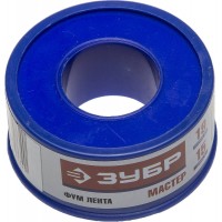ФУМ лента 0.1 мм?19 мм?15 м 0.40 г/см? ЗУБР 12373-19-040