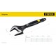 Ключ разводной COBRA, 200/39 мм, Professional (27264-20) STAYER