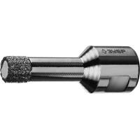 Коронка алмазная вакуумная АВК, d 12 мм, М14, 15 мм кромка ЗУБР Профессионал 29865-12-M14