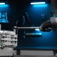 Ключ-трещотка телескопический 3/8, 215-315 мм, CrV, 72 зуба, с быстрым сбросом, хром Gross