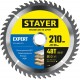 Диск пильный по дереву Expert, 210 x 32/30 мм, 48Т, точный рез STAYER 3682-210-32-48_z01