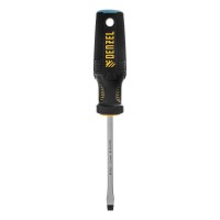 Отвертка, SL6x100 мм, S2, 3к рукоятка Denzel (121987)